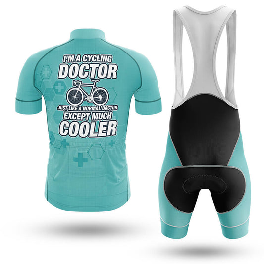Men's Short Sleeve Cycling Jersey Cycling Doctor | RSSC Premium Cycling Kit Back View