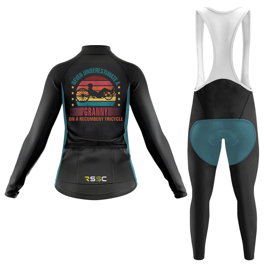 And She Lived Happily Langarm-Radsport-Set für Damen