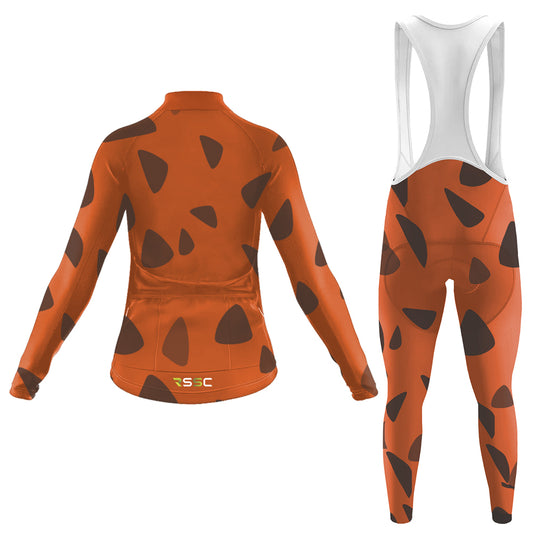 Et elle a vécu heureuse - Ensemble de cyclisme à manches longues pour femme