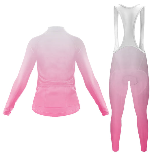 Pink Women's Long Sleeve Cycling Kit