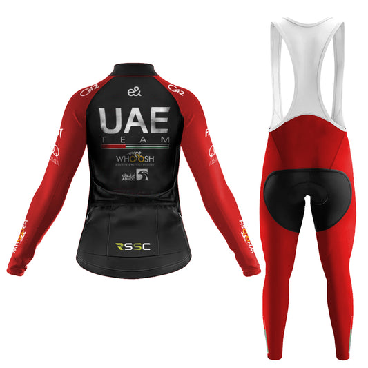 UAE PRO THERMAL SPORT Women's Long Sleeve Cycling Kit