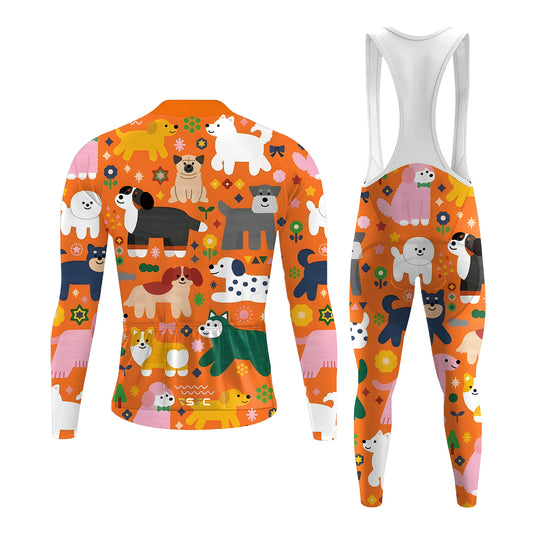 Puppy Men's Long Sleeve Cycling Kit