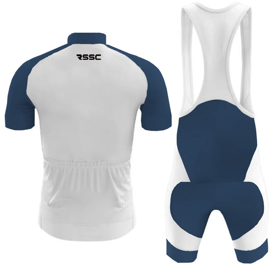 Men's Short Sleeve Cycling Jersey Bicycle Smile | RSSC Premium Cycling Kit Back View