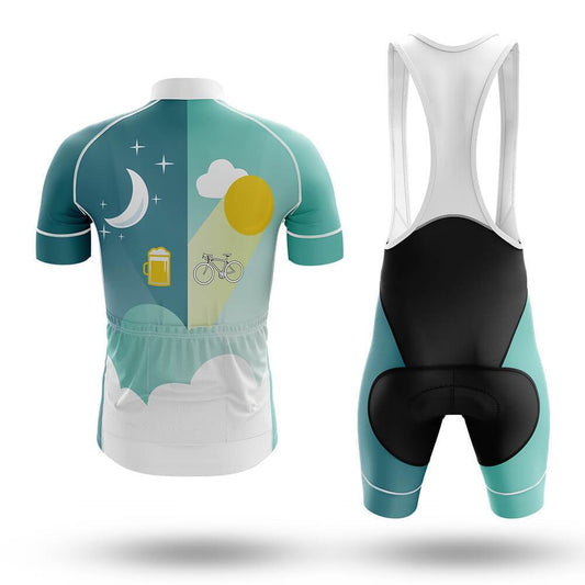 Men's Short Sleeve Cycling Jersey AM To PM | RSSC Premium Cycling Kit Back View