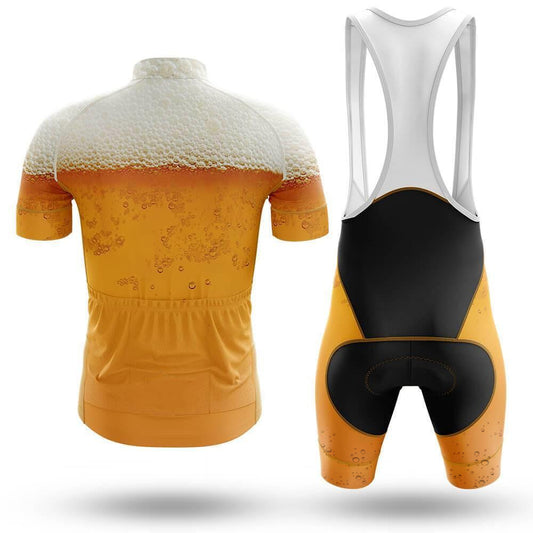 Men's Short Sleeve Cycling Jersey Beer | RSSC Premium Cycling Kit Back View