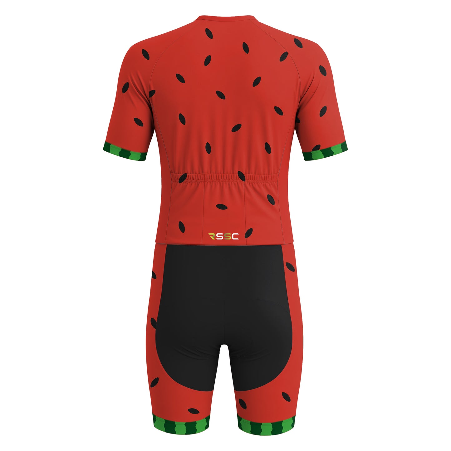 Watermelon Men's Short Sleeve Triathlon Suit