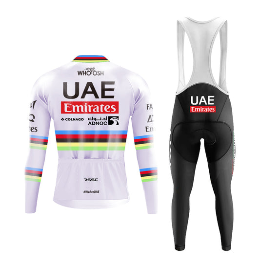 Iridescence Emirates Fleet UAE Men's Long Sleeve Cycling Kit