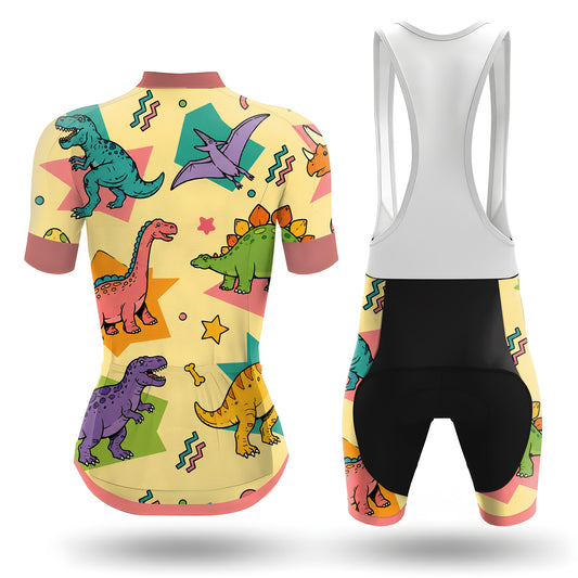 Dinosaur Women's Short Sleeve Cycling Kit