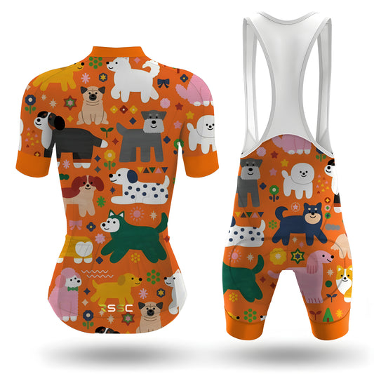 Puppy Women's Short Sleeve Cycling Kit