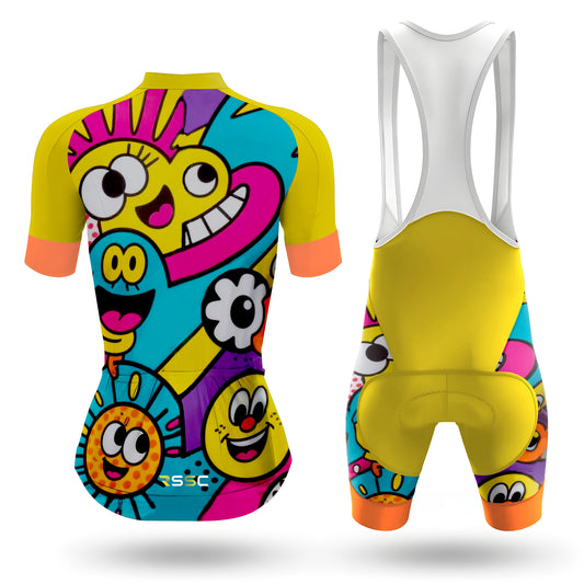 Smiling Sun Women's Short Sleeve Cycling Kit
