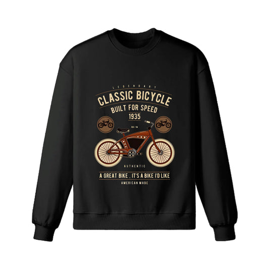 Classic Bicycle Built For Speed Sweatshirt