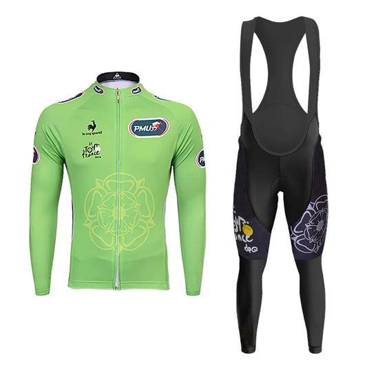 Men's Long Sleeve Cycling Jersey Danish Professional Team Series | RSSC Premium Cycling Kit Back View