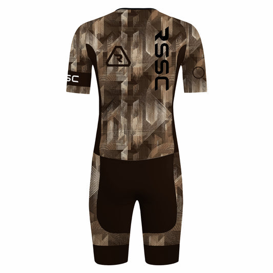 Interference Oak Heritage Men's Short Sleeve Triathlon Suit