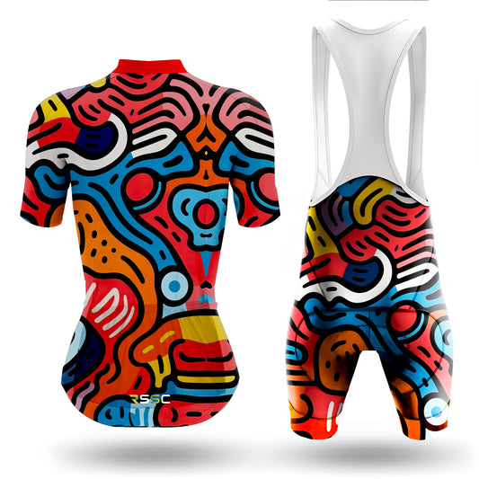 A Series Full Of Characters Women's Short Sleeve Cycling Kit | RSSCSPORTS