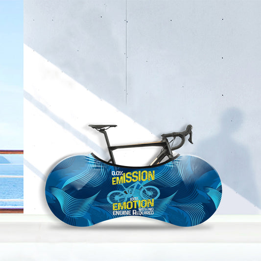 0.0% Emission 100% Emotio Bicycle Wheels Cover