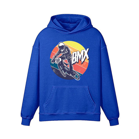 BMX Retro Graphic Illustration Hoodie