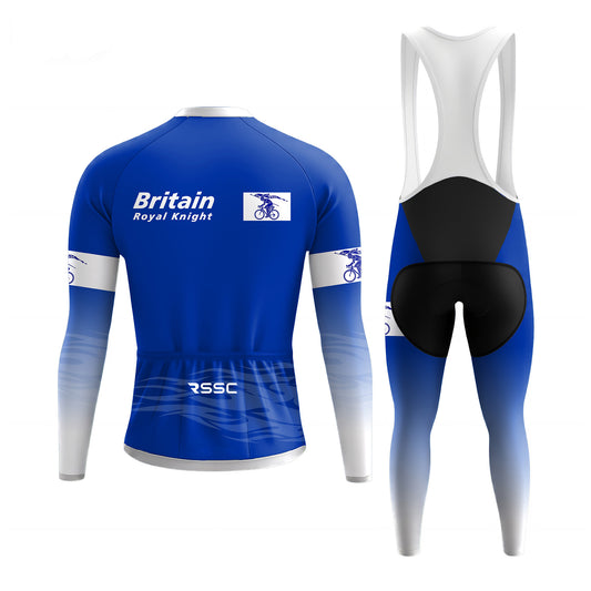 British Royal Knight Men's Long Sleeve Cycling Kit