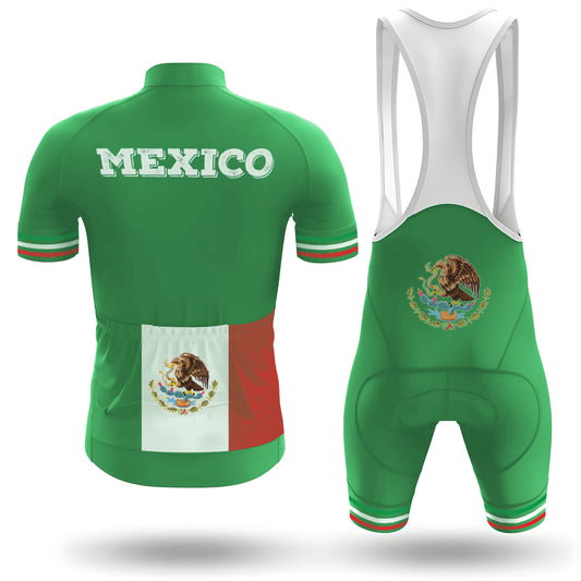 Men's Short Sleeve Cycling Jersey 2025 Mexico National Team | RSSC Premium Cycling Kit Back View