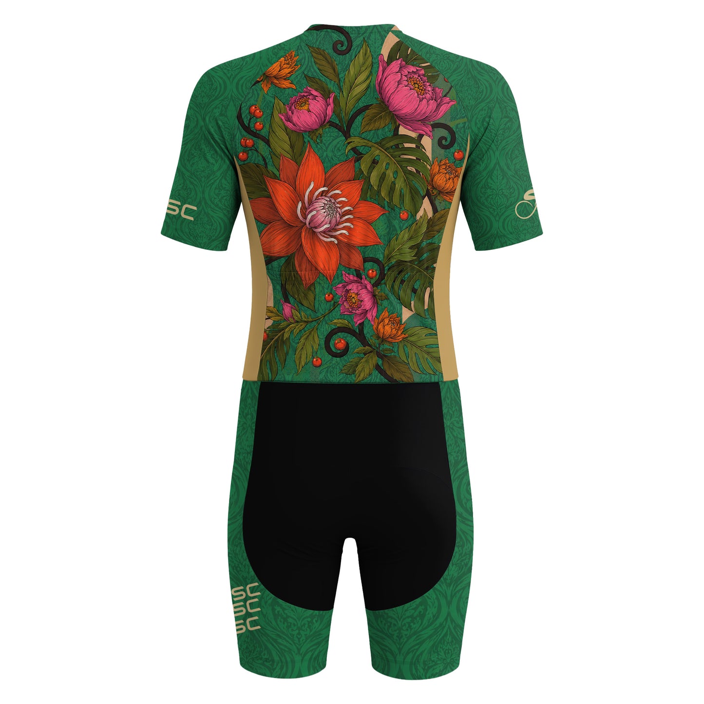 Jungle Tempo Men's Short Sleeve Triathlon Suit