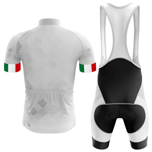 Men's Short Sleeve Cycling Jersey Italy | RSSC Premium Cycling Kit Back View