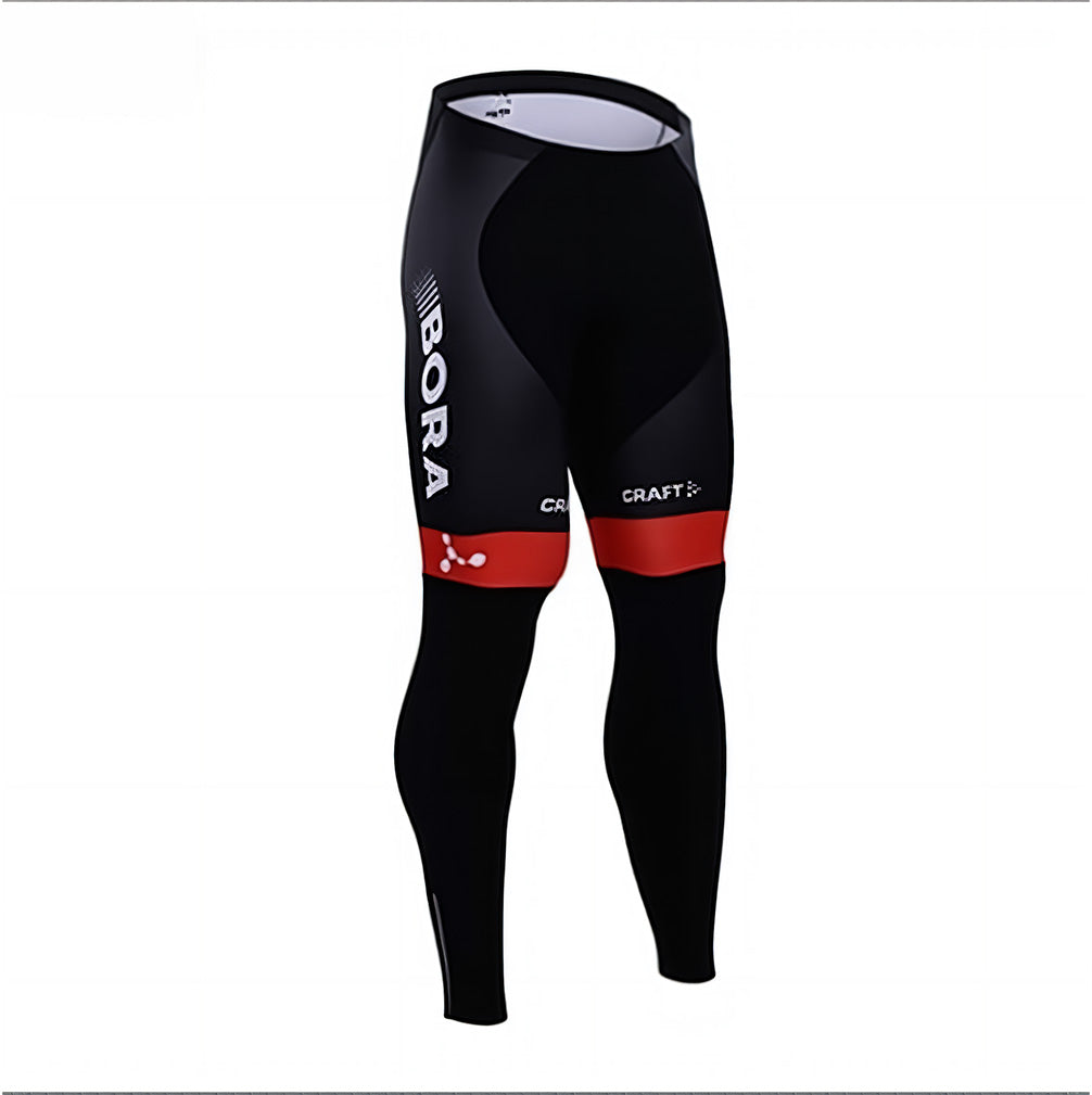Bora Black Team Cycling Men's Long Sleeve Kit