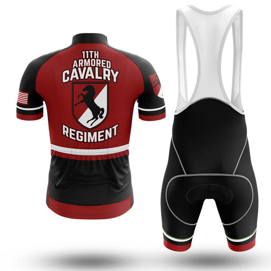 Men's Short Sleeve Cycling Jersey 11th Armored Cavalry Regiment | RSSC Premium Cycling Kit Back View