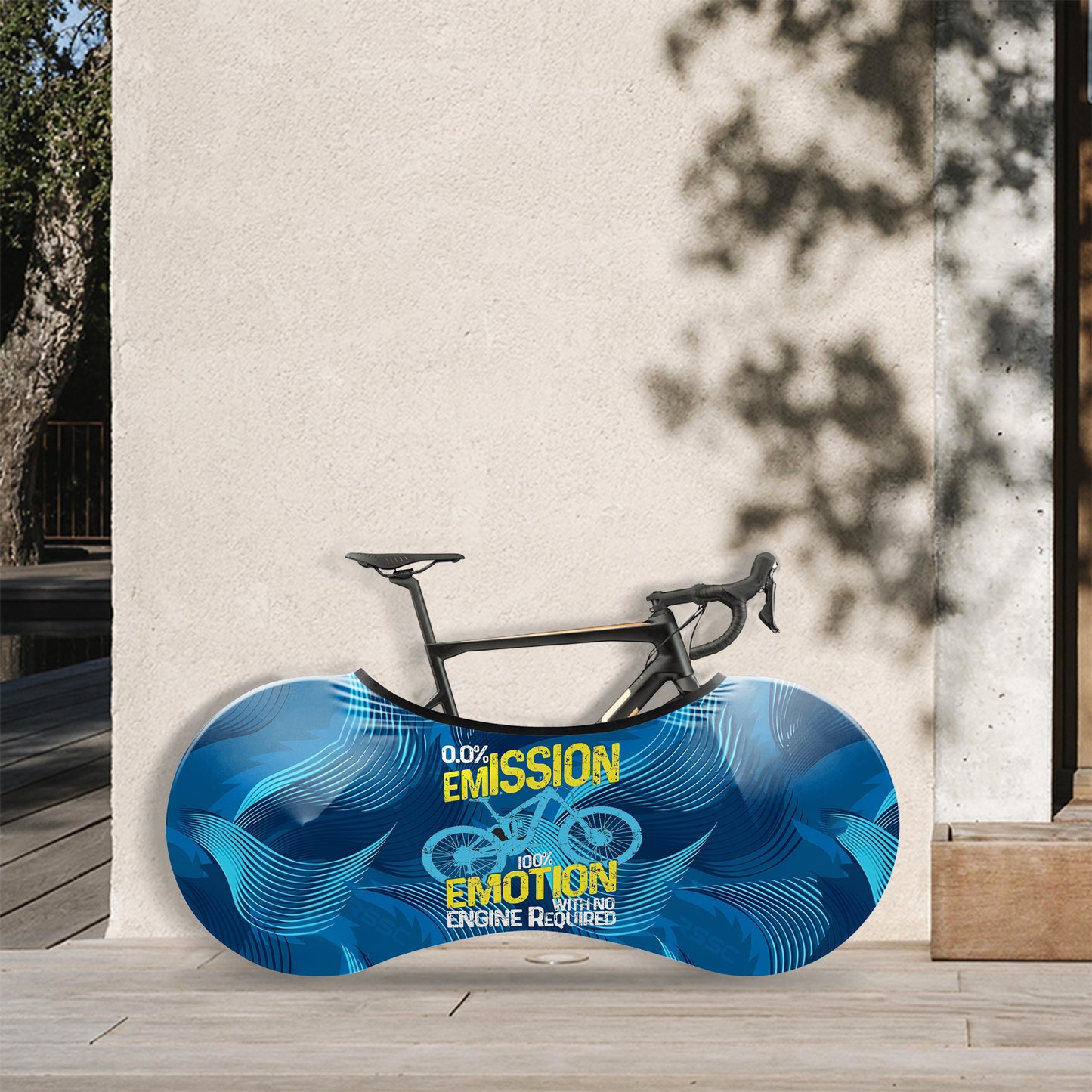 0.0% Emission 100% Emotio Bicycle Wheels Cover