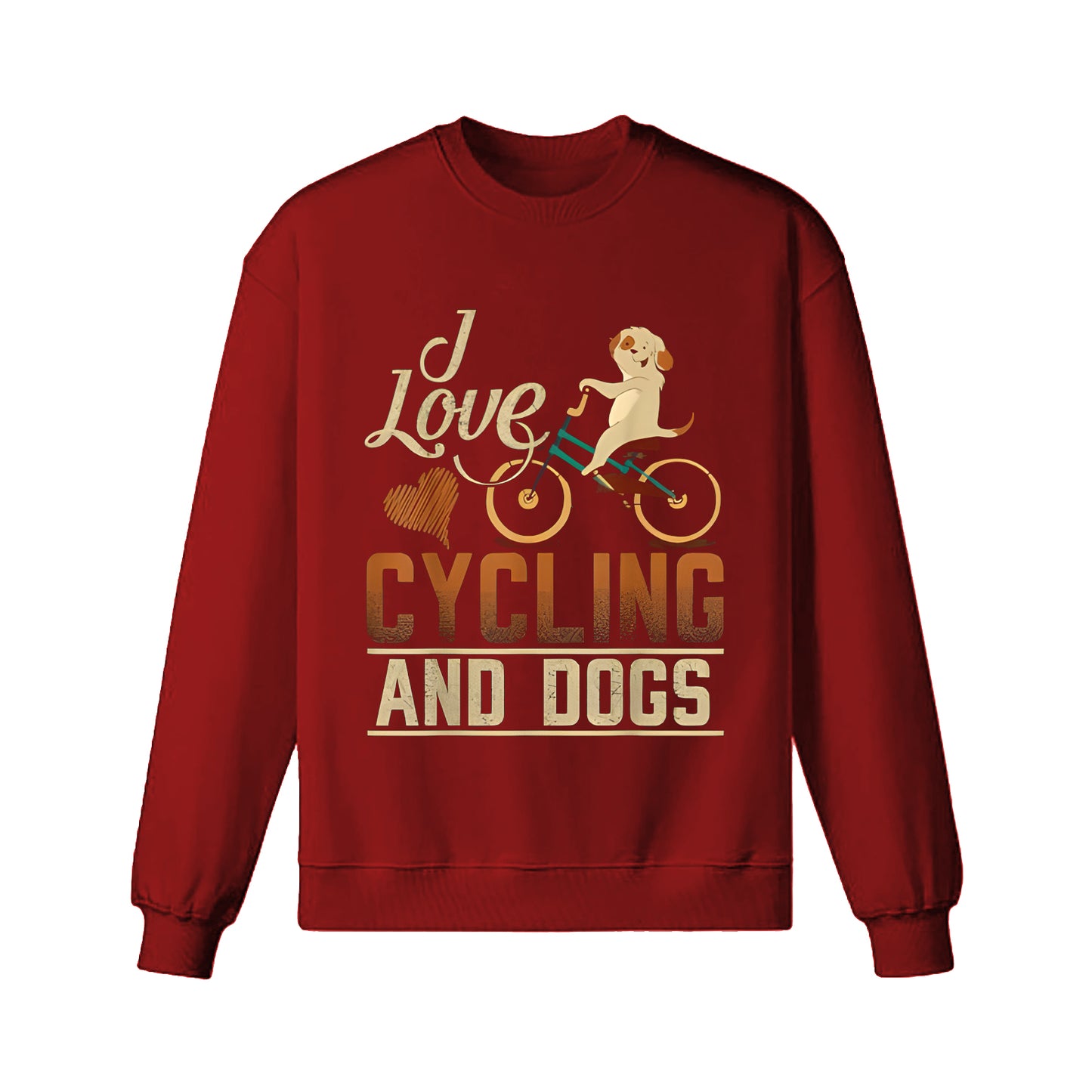 Sweat-shirt cycliste buveur de café