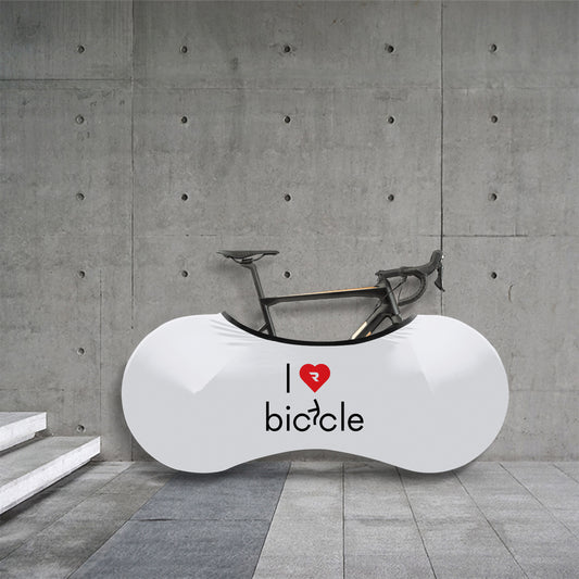 I Love Bicycle Title Bicycle Wheels Cover | Rsscsports
