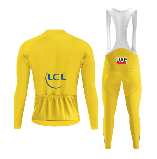 Men's Long Sleeve Cycling Jersey 2025 UAE Team | RSSC Premium Cycling Kit Back View