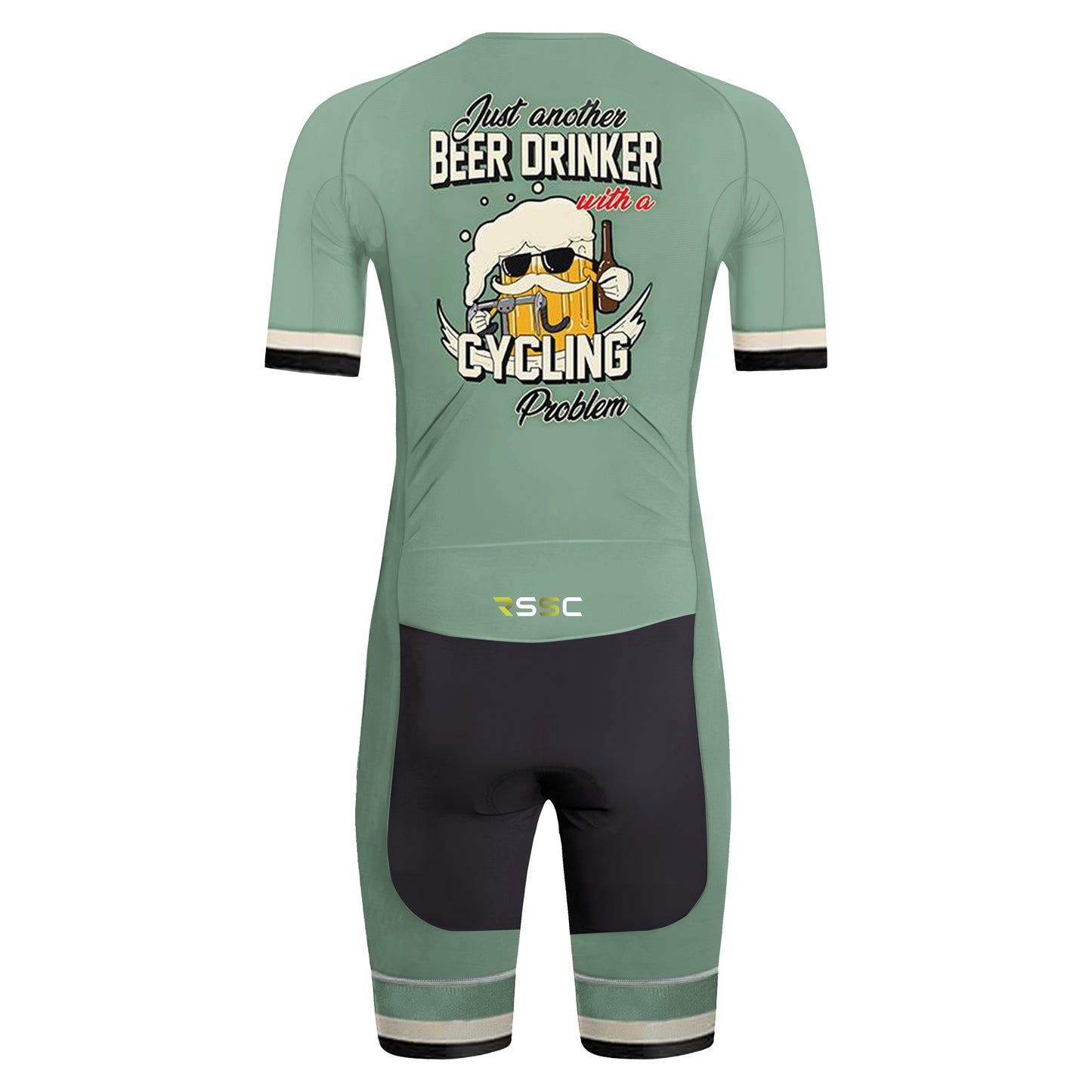 A Beer Drinker Men's Triathlon Suit