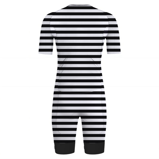 The Victorian Stripe Men's Triathlon Suit