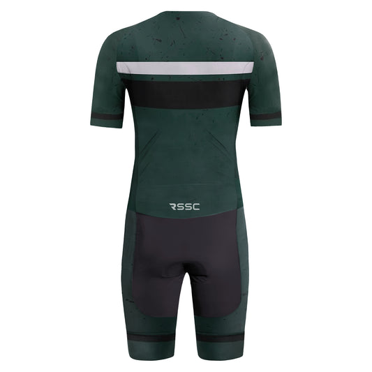 Deep Green Men's Triathlon Suit