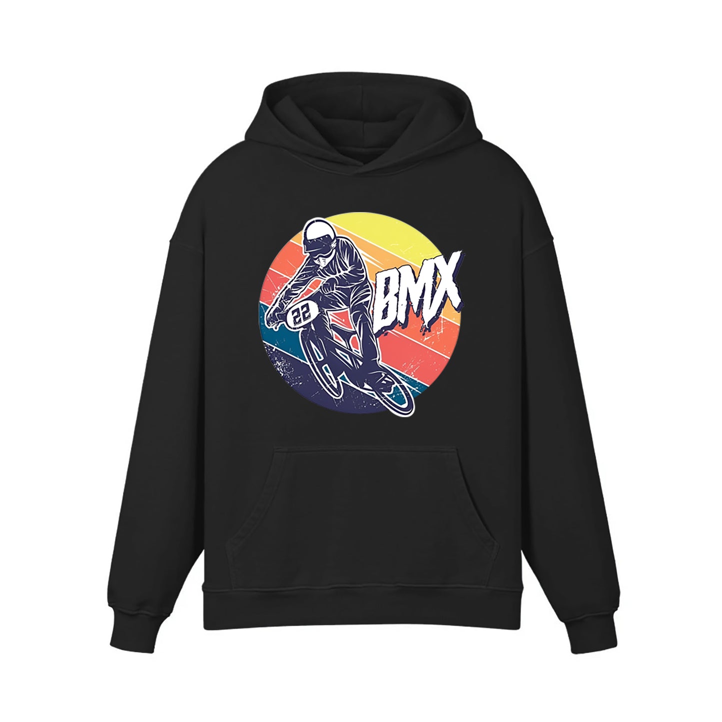 BMX Retro Graphic Illustration Hoodie