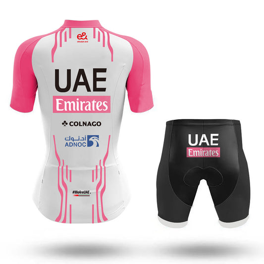 Emirates Fleet UAE Women's Short Sleeve Cycling Kit