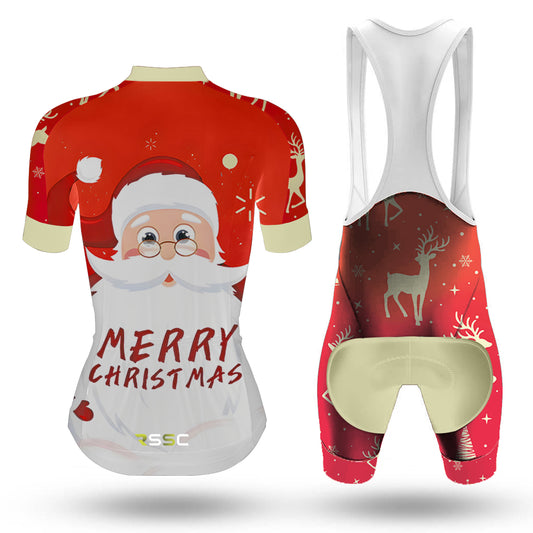 Merry Christmas Women's Short Sleeve Cycling Kit