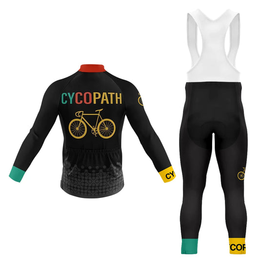 Men's Long Sleeve Cycling Jersey CYCOPATH | RSSC Premium Cycling Kit Back View