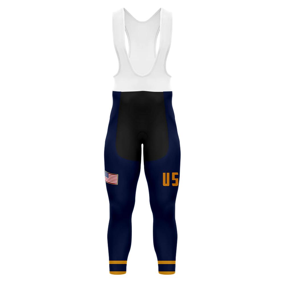 Tenue de cyclisme à manches longues pour homme de l'US Navy