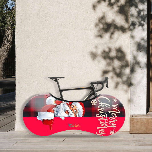 Santa Claus Bicycle Wheels Cover