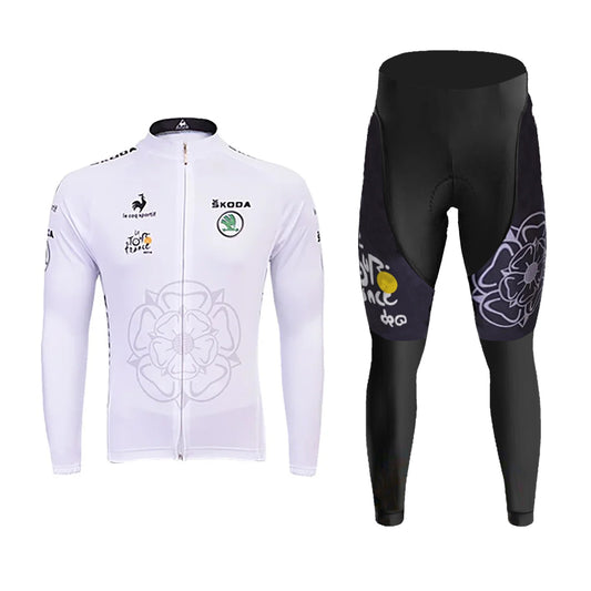 Men's Long Sleeve Cycling Jersey Danish Professional Team Series | RSSC Premium Cycling Kit Back View