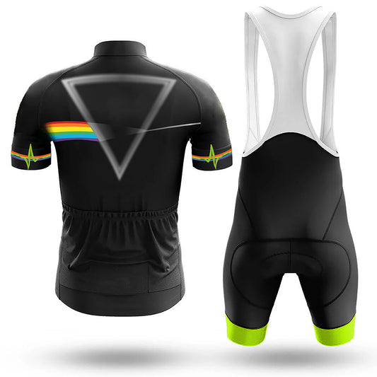 Men's Short Sleeve Cycling Jersey Dark Side On The Moon | RSSC Premium Cycling Kit Back View