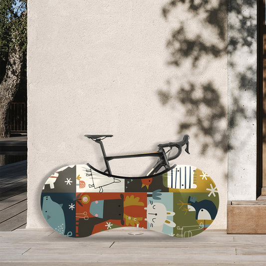 Dog Creative Picture Bicycle Wheels Cover | Rsscsports