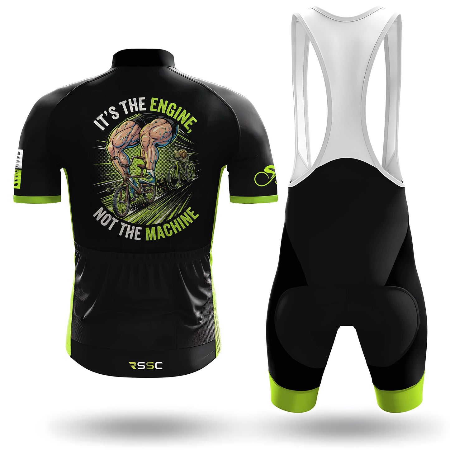 It's the Engine Men's Short Sleeve Cycling Kit