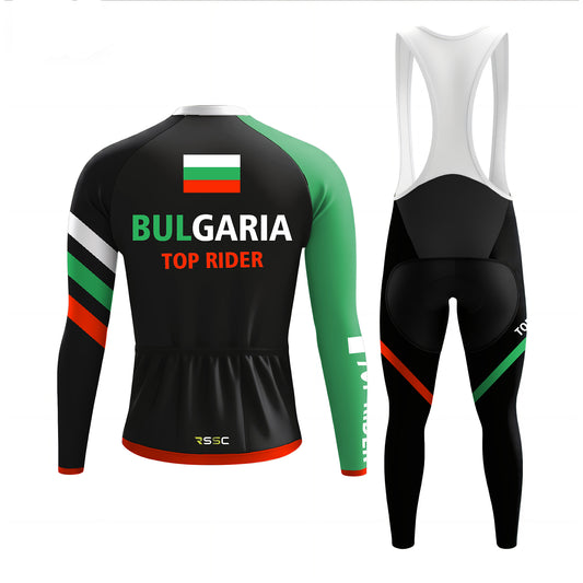 Bulgaria Top Rider Men's Long Sleeve Cycling Kit