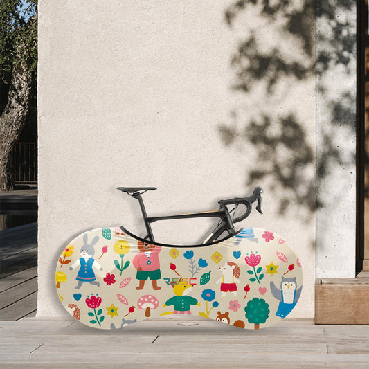 Cartoon Animals Bicycle Wheels Cover