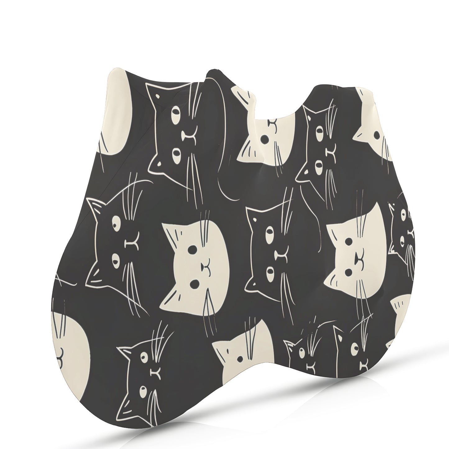 Happy Emoticon Cat Bicycle Full Cover