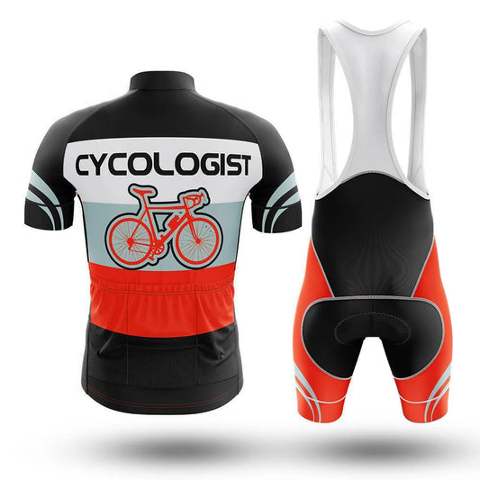 Men's Short Sleeve Cycling Jersey Cycologist | RSSC Premium Cycling Kit Back View