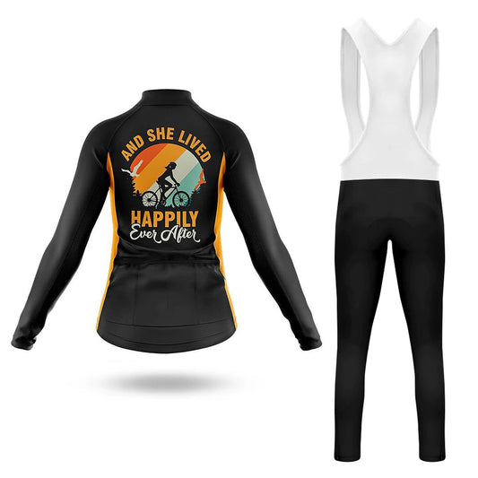 And She Lived Happily Women's Long Sleeve Cycling Kit | Rsscsports