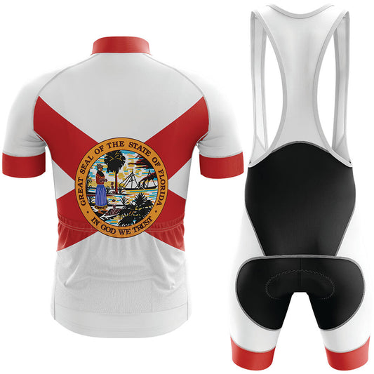 Men's Short Sleeve Cycling Jersey Florida | RSSC Premium Cycling Kit Back View
