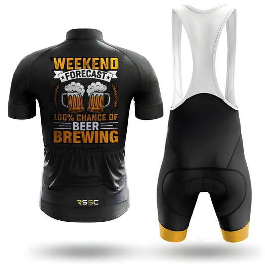 Men's Short Sleeve Cycling Jersey Craft Beer | RSSC Premium Cycling Kit Back View